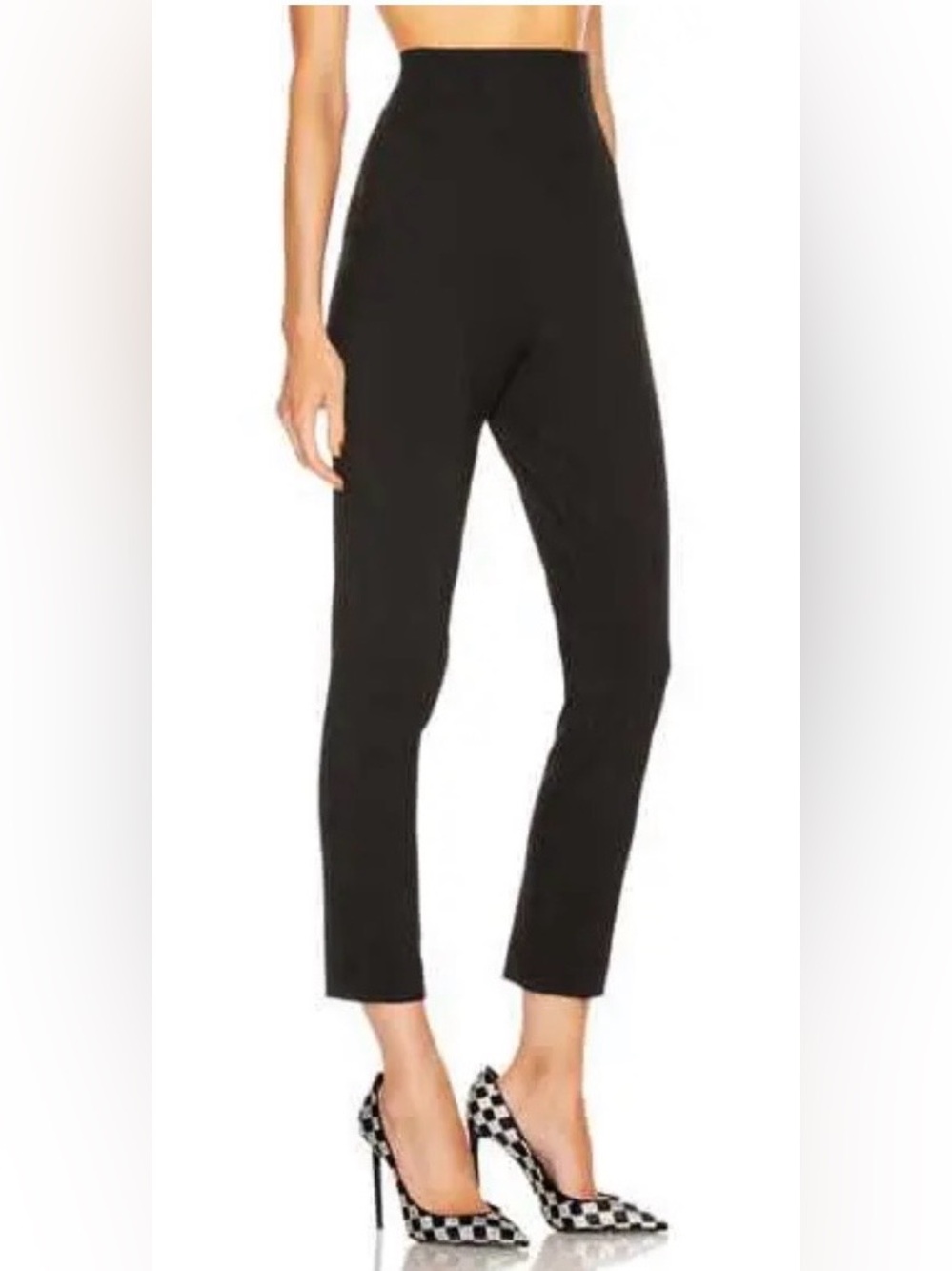 GRLFRND Power Hi Waist Cigarette Pants Black — NWT Size Small